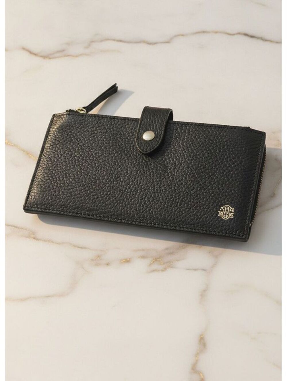 Borkenstal Leather Snap-Strap Continental Wallet